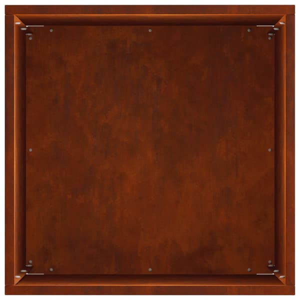 Trädgårdsplanterare 2 st Rostig 30 x 30 x 50 cm
