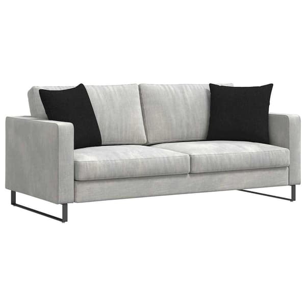Sofakuddar 2 pcs Svart 45 x 45 cm tyg