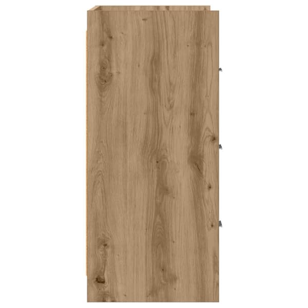 Sideboard Artisan-ek 75 x 33 x 80 cm Konstruerat trä