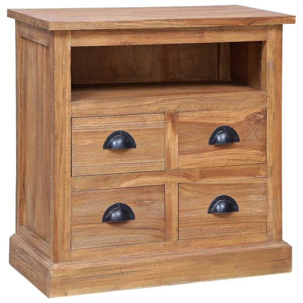 Sidoskåp 60x30x60 cm massiv teak