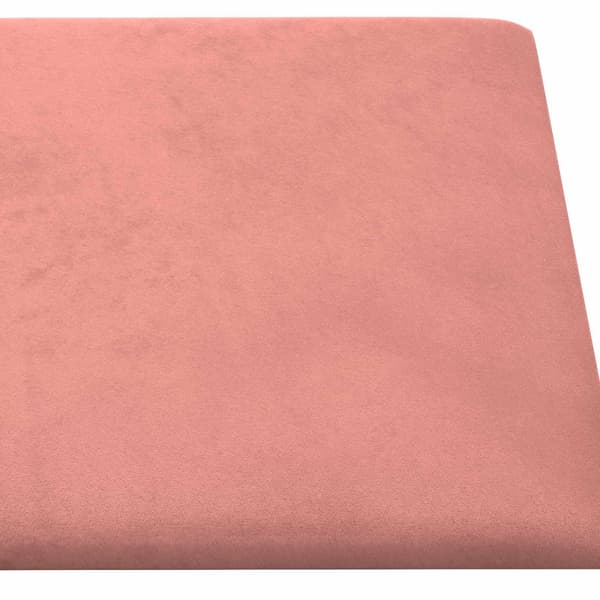 Väggsänggavel 12 st Rosa Sammet
