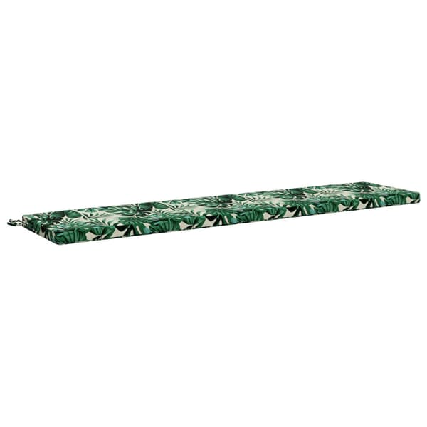 Bänk kudde SOEST 100% Polyester Bladmönster 180 x 40 x 5 cm
