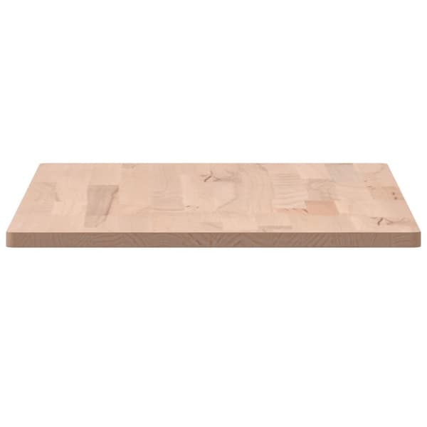 Bordsskiva 100x50x1,5 cm rektangulär massivt bokträ