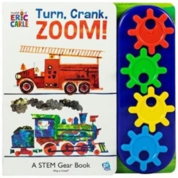 Eric Carle Turn Crank Zoom Go Go Gear Book (inbunden, eng)