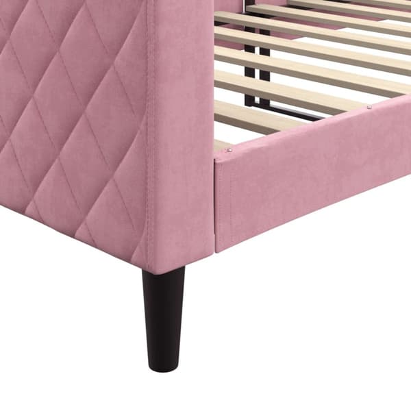 Dagbädd rosa 80x200 cm sammet