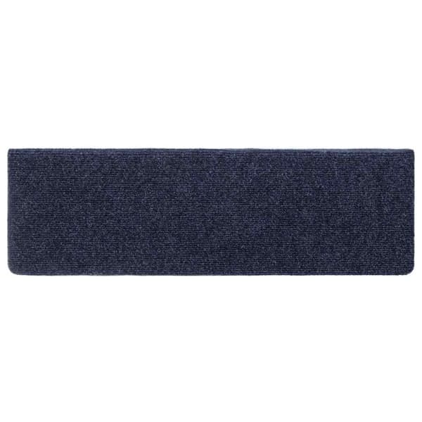 Trappmattor självhäftande 20 st 65x21x4 cm antracit rektangulär kant