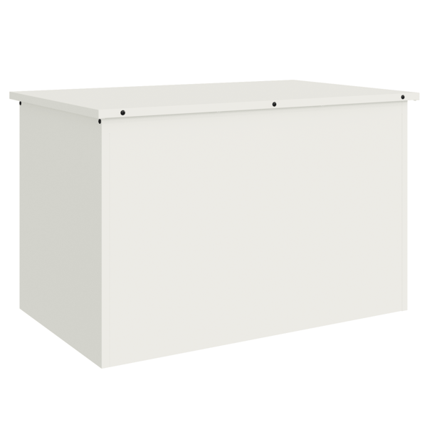 Utomhusförvaringslåda Vit 80 x 50,5 x 50 cm Stål