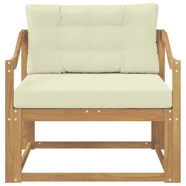 Utomhus Mellansoffa Polyester Vit