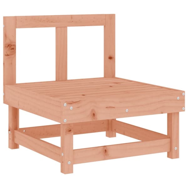Mittensoffa med dynor granträ