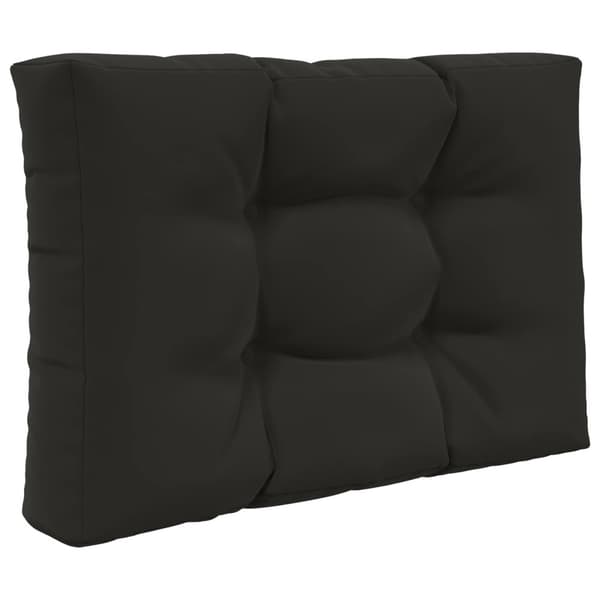 Utomhus Soffa Kudde 2 pcs Svart Polyester