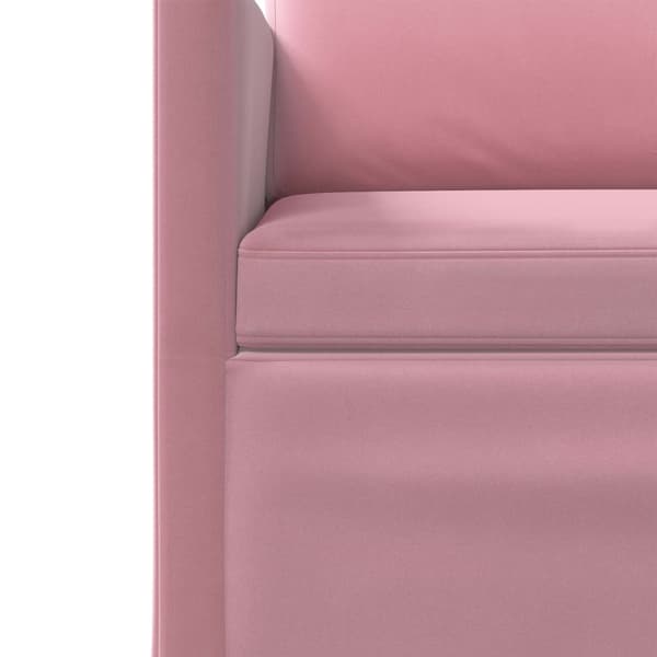 3-sitssoffa Rosa 220 x 81 x 82 cm Sammet (V)