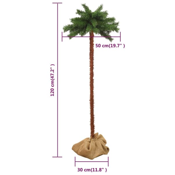 Konstpalm med LEDs 120 cm