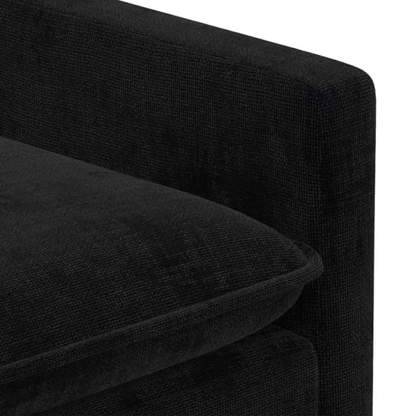 Soffset 2 pcs Svart Polyester