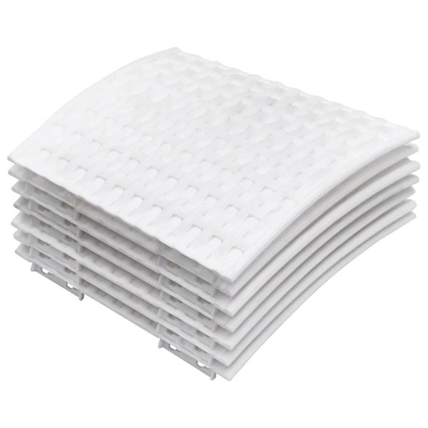 Julgranskrage vit Ø56x23 cm plast