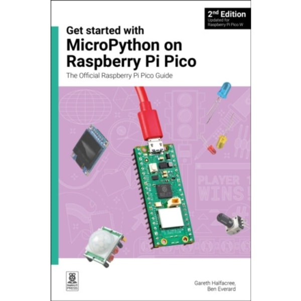 Get started with MicroPython on Raspberry Pi Pico (häftad, eng)