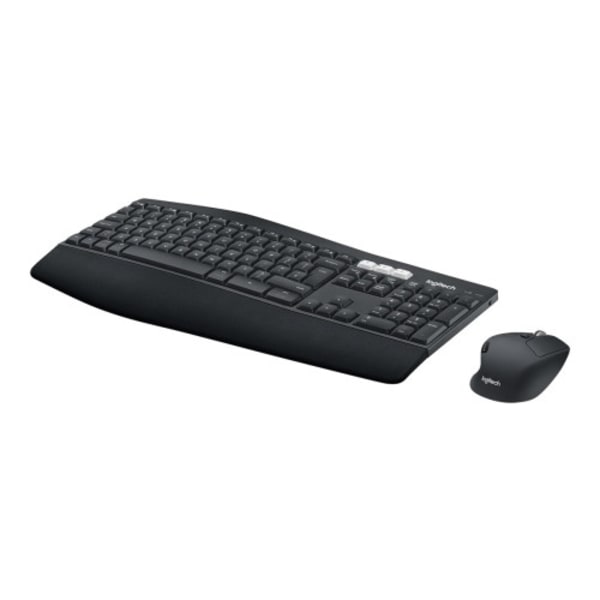 Logitech MK850 Performance tangentbord Mus inkluderad Universal Trådlös RF + Bluetooth QWERTZ tyska Svart Svart