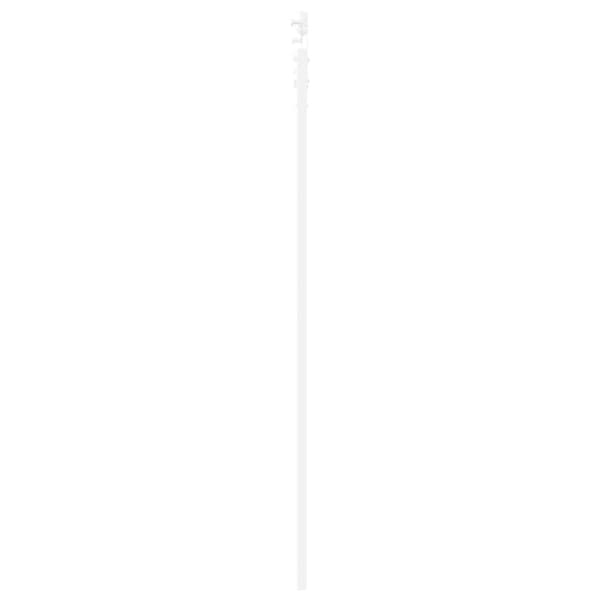 Skjutdörr 86 x 211 cm Konstruerat trä Vit