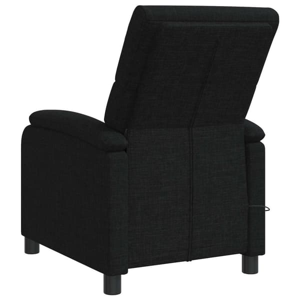 Massagefåtölj Svart Tyg