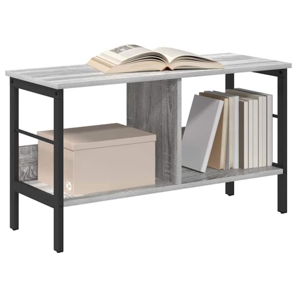 Hyllsystem Grå Sonoma 82 x 32 x 47 cm Konstruerat trä