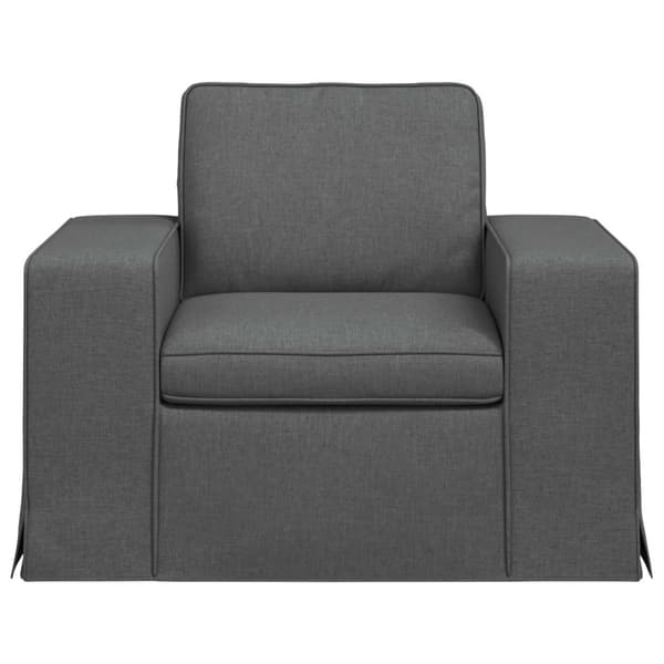 Soffa Mörkgrå 103 x 80 x 82 cm tyg