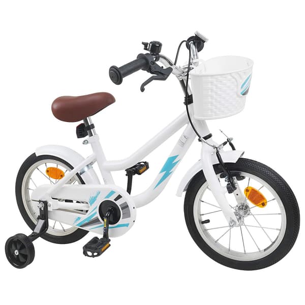 Barncykel 12 Tum för 2-4 åringar Vit
