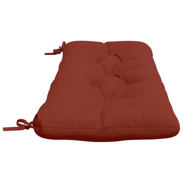 Bänk kudde VIANEN 100% Polyester Röd 100 x 40 x 12 cm