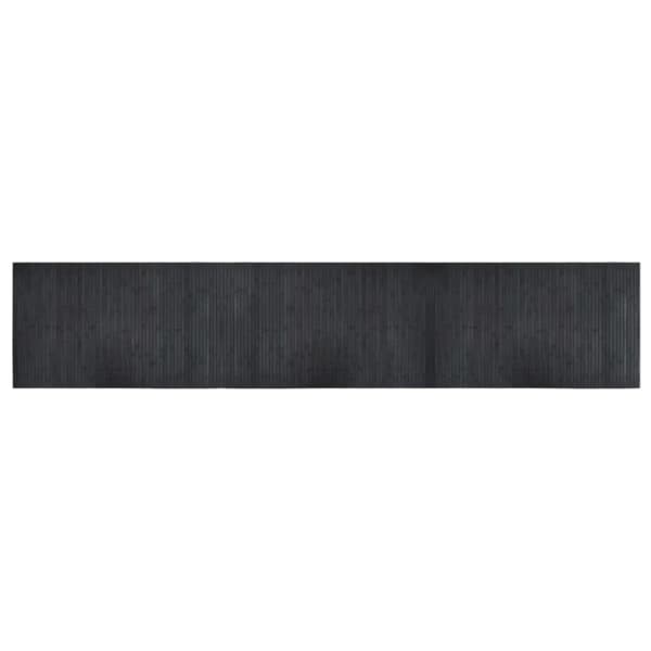 Matta rektangulär grå 60x300 cm bambu