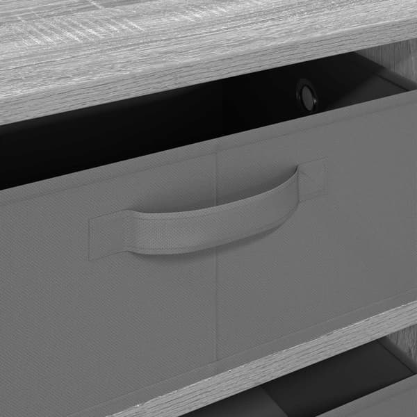 Sideboard med låda Grå Sonoma 60 x 33,5 x 84 cm