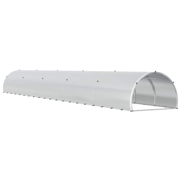 Hönsgård Silver 1000 x 150 x 100 cm Galvaniserat stål