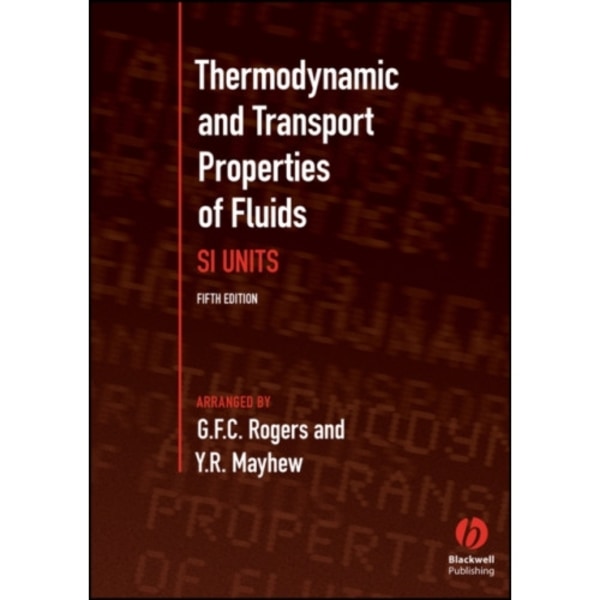 Thermodynamic and Transport Properties of Fluids (häftad, eng)