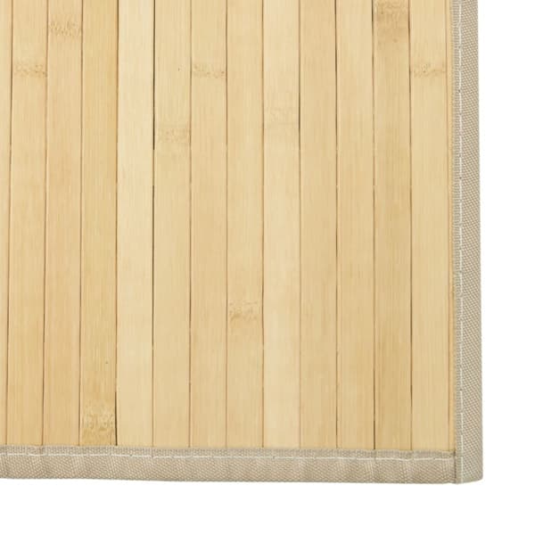Matta rektangulär ljus naturlig 60x200 cm bambu