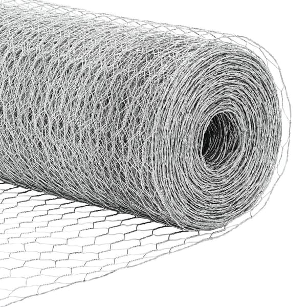 Hexagonstängsel Silver 1,2 x 50 m Galvaniserat stål