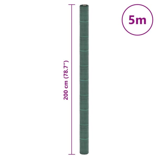 Ogräsmatta grön 2x5 m PP