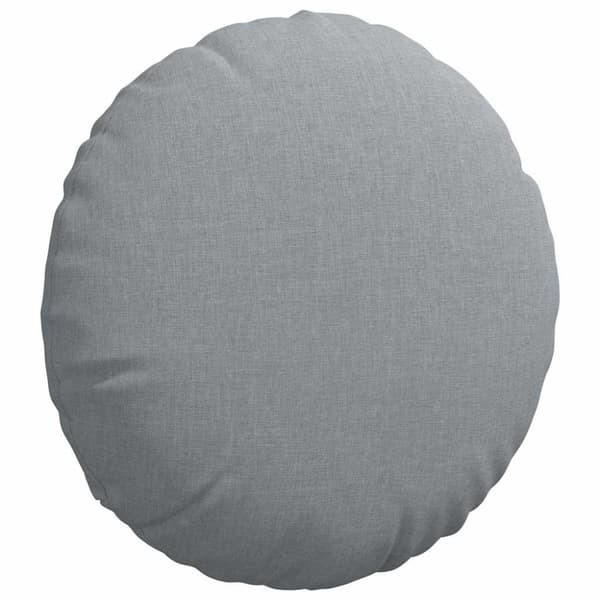 Sittkuddar 2 pcs Ljusgrå Ø40 x 13 cm tyg