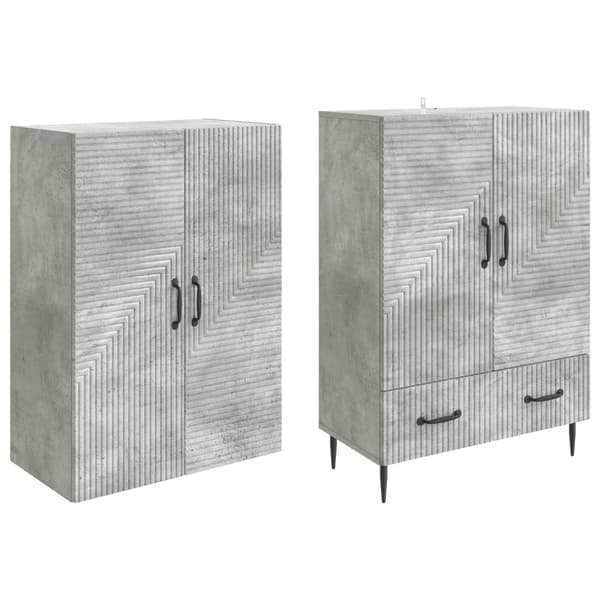 Skåpset 2 pcs 66 x 34,5 x 95 cm Konstruerat trä