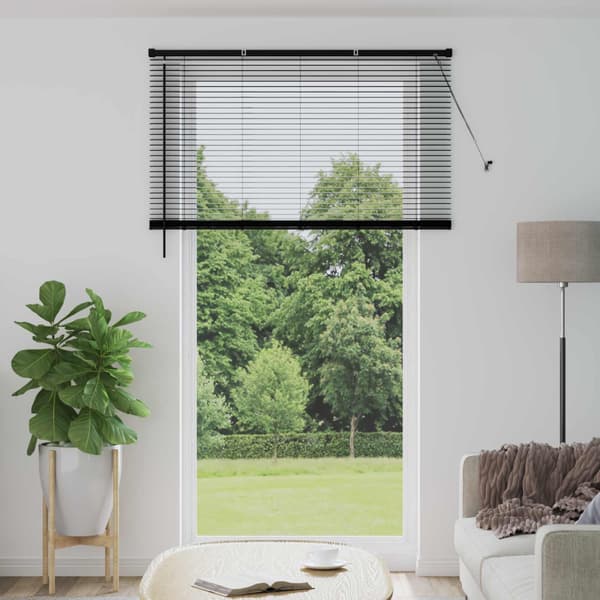 Persienn Svart 213 x 140 cm PVC