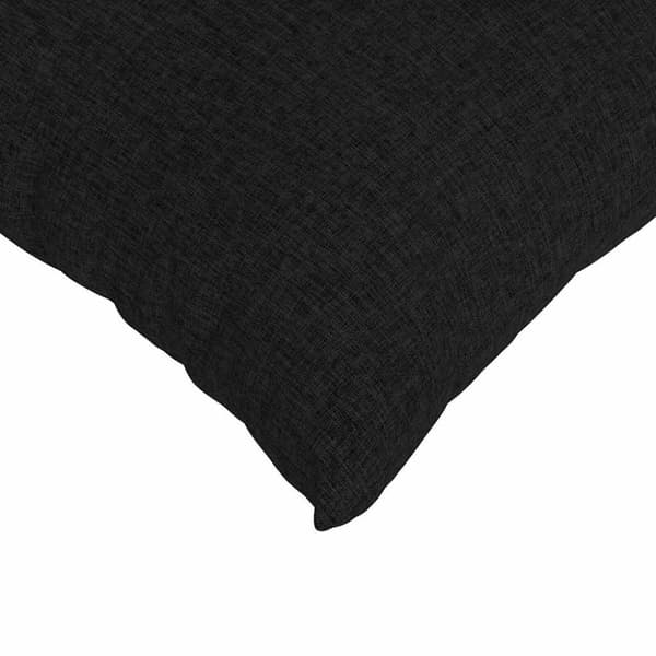 Sofakuddar 2 pcs Svart 80 x 40 cm tyg
