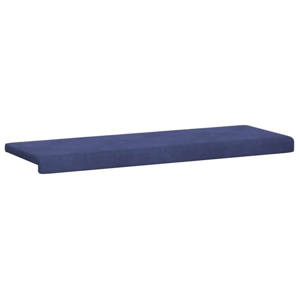 Bänk kudde Sammet (V) Polisblå Djup 35 cm