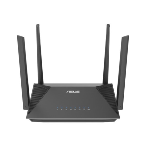 ASUS RT-AX52 - trådlös router - Wi-Fi 6 - skrivbordsmodell Svart