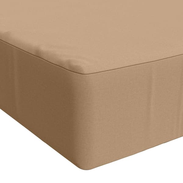 Sittkudde SOEST 100% Polyester Sand 120 x 60 x 15 cm