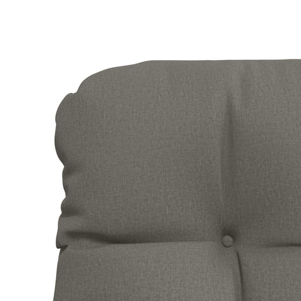 4-delade Höga Ryggstolsdynor VIANEN 4 st 100% Polyester Grå