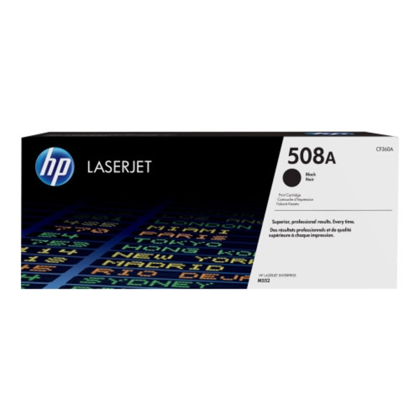 HP 508A - svart - original - LaserJet - tonerkassett (CF360A)