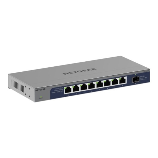 NETGEAR GS108X - switch - 8 portar - ohanterad Grå
