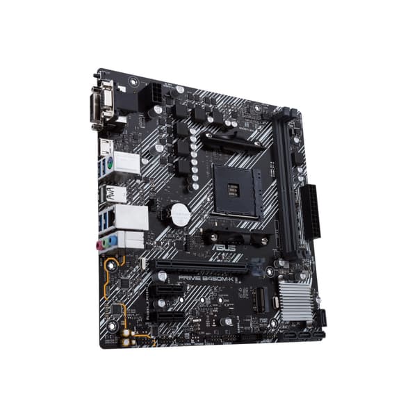 ASUS PRIME B450M-K II - moderkort - micro ATX - Socket AM4 - AMD B450