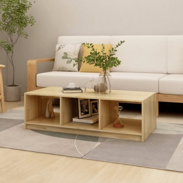 Soffbord 110x50x34 cm massiv furu