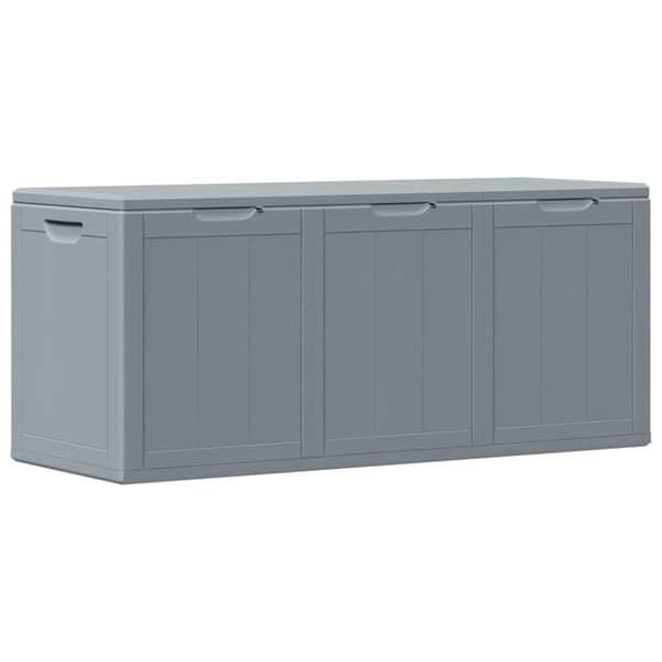 Dynbox 270 liter grå PP-träliknande