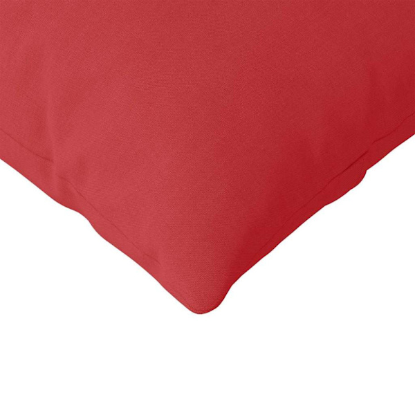 Sofakuddar 2 pcs Röd 145 x 40 cm tyg