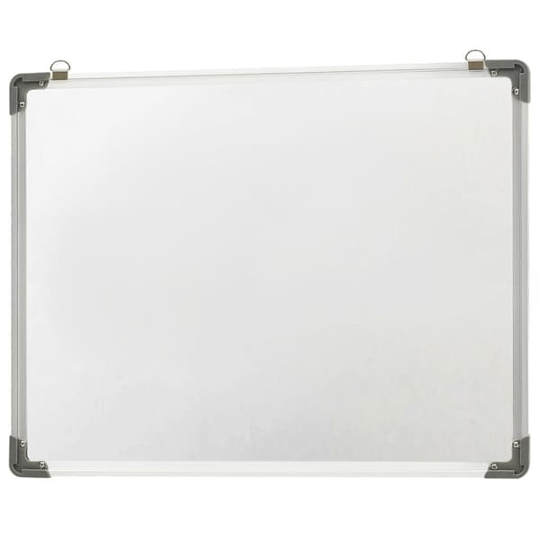 Magnetisk whiteboard vit 90x60 cm stål