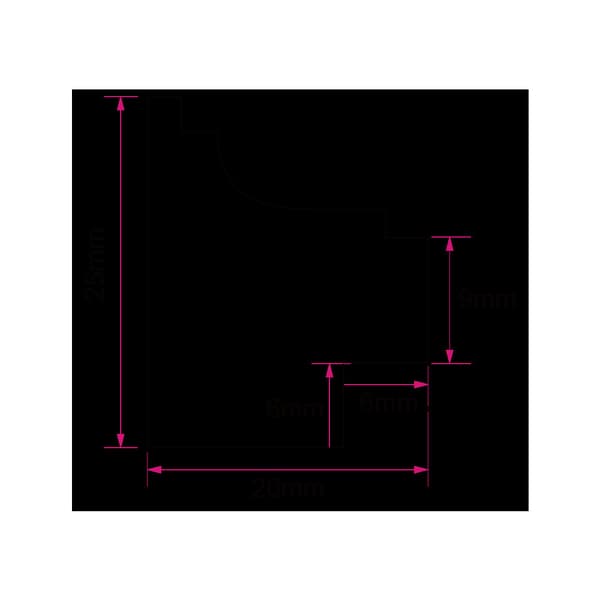 Focus Calla Arch Black 40x50