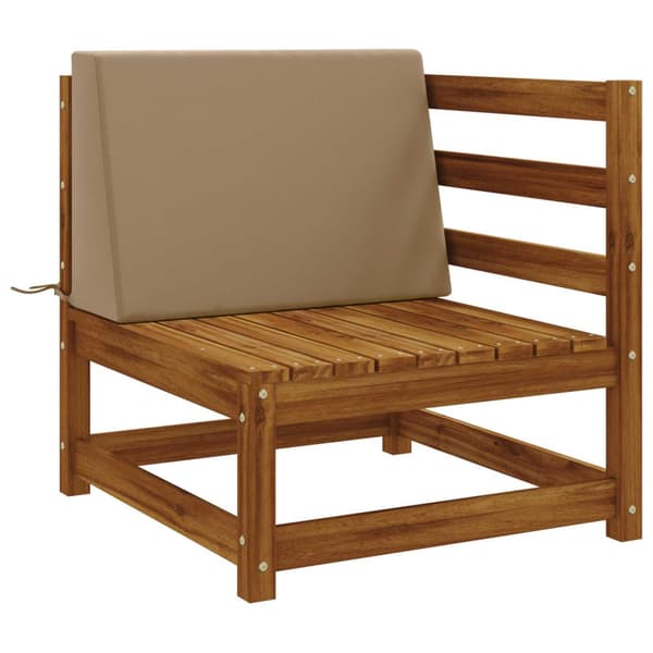 Ryggkudde SOEST 100% Polyester Taupe 60 x 20 x 40 cm